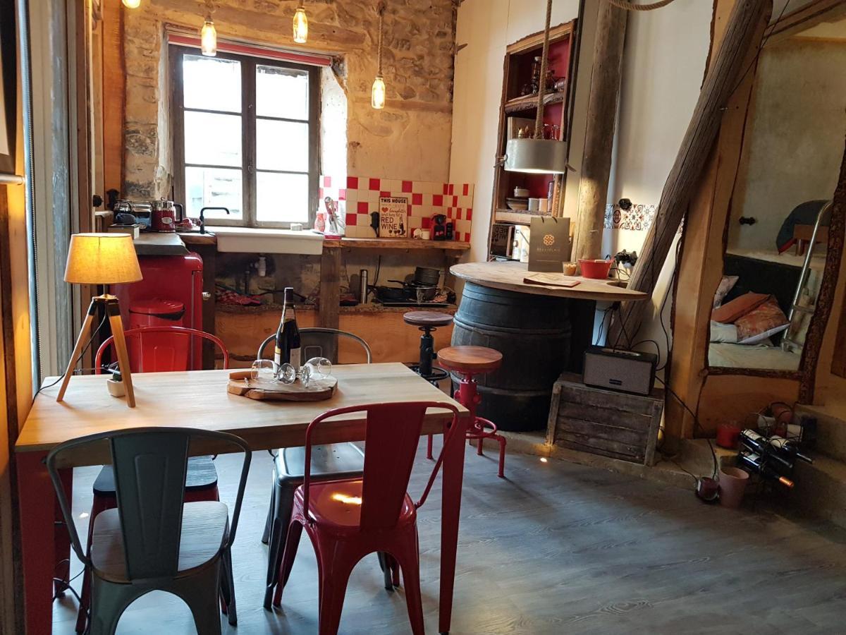 Вилла Ancien Cuvage Du Beaujolais - Studio Tout Confort Saint-Didier-sur-Beaujeu Экстерьер фото