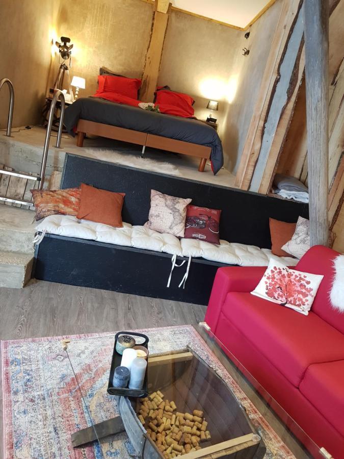 Вилла Ancien Cuvage Du Beaujolais - Studio Tout Confort Saint-Didier-sur-Beaujeu Экстерьер фото
